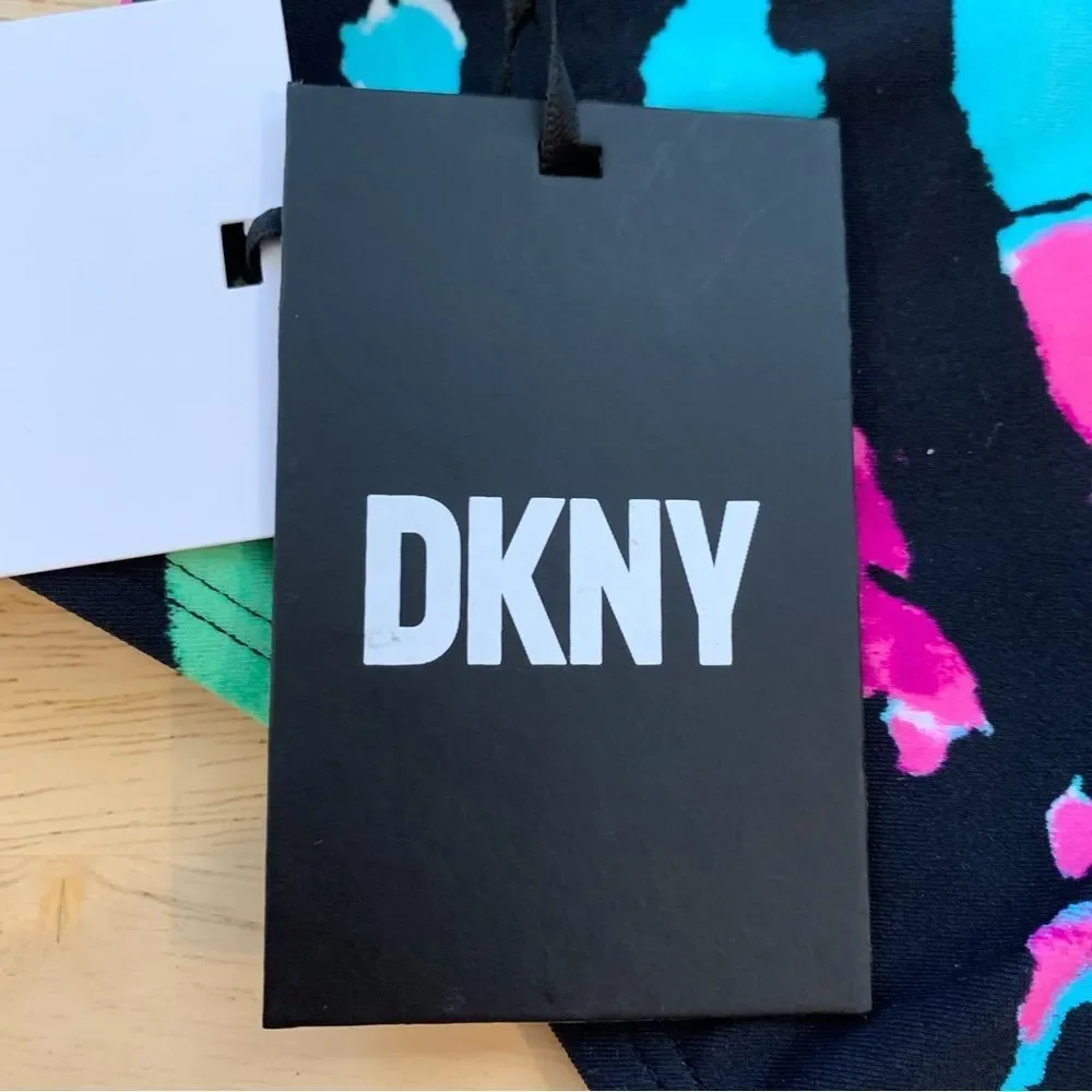 Nwt DKNY women’s high waist tie dye bikini bottom size medium